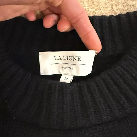 La Ligne Mini Marin Sweater Black Cream Stripe - Picture 7 of 9